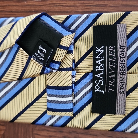 Jos. A. Bank gold and blue - Picture 2 of 3